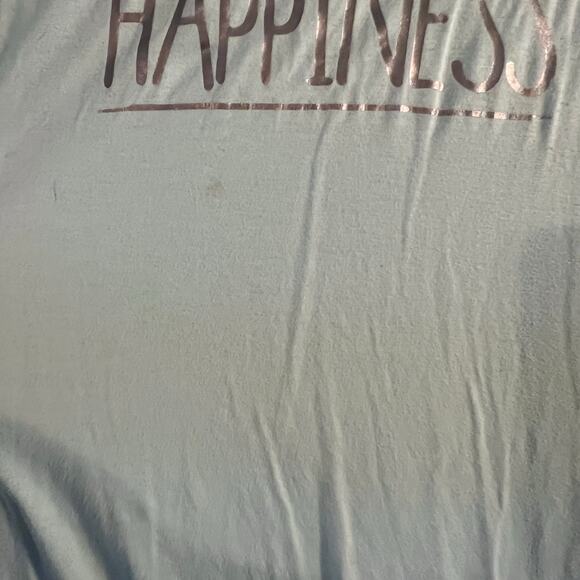 Lane Bryant womens mint “I Chose Happiness” long sleeve peekaboo sleeve yoga top - Picture 3 of 11